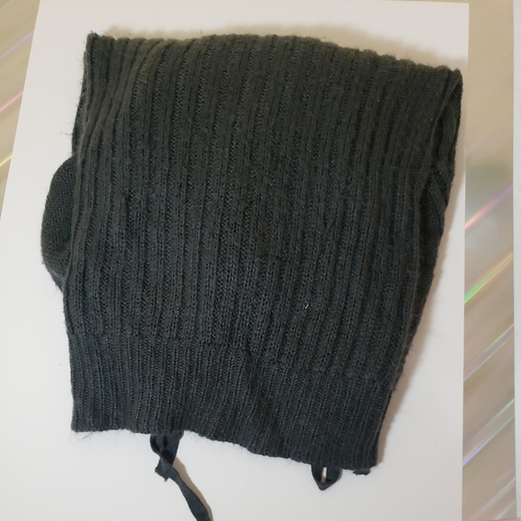 Vntg Rev‎ revelation Gray knit sweater cardigan ties down the sides. Size S - Picture 7 of 9